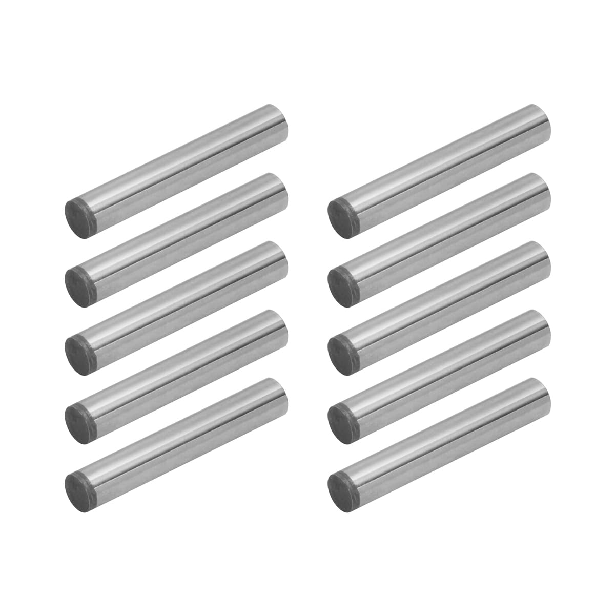 POWERTEC 71475 Hardened Steel Dowel Pins 1/4 Inch | Heat Treated and Precisely Shaped for Accurate Alignment – 10 Pack