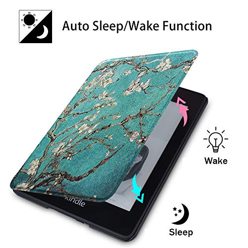 SCSVPN Case for Kindle 10th Generation - 2019 Release(Model No.: J9G29R) - Slim Premium PU Leather Smart 6‘’ Cover with Hand Strap, Auto Sleep/Wake - [NOT Fit Kindle Paperwhite or Kindle Oasis]