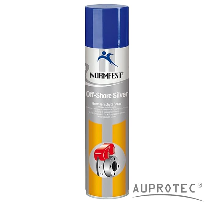 Auprotec® Normfest Bremsenschutz Spray Keramik Spray Off Shore Silver Bremsen Service Spray 400ml (1 Dose)