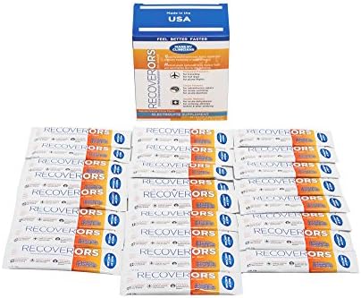 Bulk 25-Stick Recovery Electrolytes for Drinking, Exercise, Diarrhea, Vomiting, Hydration