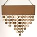 WINOMO Family Birthday Board Plaque DIY Hanging Wooden Birthday Reminder Calendar for Mom Dad Grandma Grandpa with 50pcs Round Discs