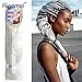 FASHION LADY Jumbo Braiding Hair 1Pcs/Lot silver Braiding Hair Extensions 48Inch African Hair Braiding 57G/pc Synthetic Straight Crochet Braids Hairstyles(48Inch 57g/PC, silver)