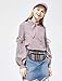 Kayhoma Boho Fanny Pack Stripe Festival Rave Retro Vintage Flat Bum Bags Travel Hiking Waist Belt Purse
