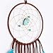 Dremisland Indian Blue and Brown Turquoise Dream Catcher Wind Chimes Feather Pendant Wall Hanging Home Decoration Craft Gift