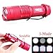 Your supermart Mini 1200LM CREE Q5 LED Zoomable 3 Modes Flashlight Hiking Torch Lamp Red