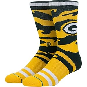 Stance Men’s Packers Tigerstripe Socks 51mRlS0 MZL