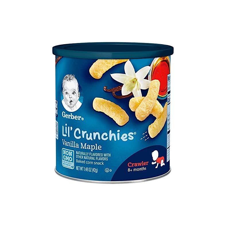 Gerber Snacks for Baby Lil Crunchies, Vanilla Maple, 1.48 Ounce