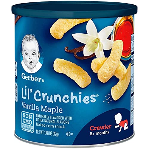 Gerber Snacks for Baby Lil Crunchies, Vanilla Maple, 1.48 Ounce