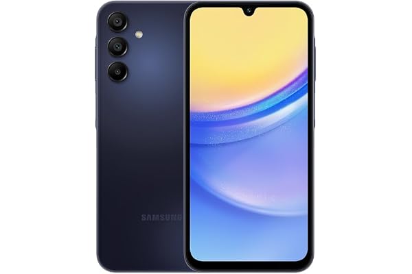 Samsung Galaxy A15 5G, 128GB, Blue Black - Unlocked (International Version) (Renewed)