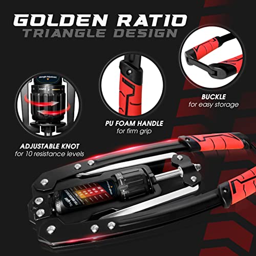 Yes4All Twister Arm Exerciser - Adjustable 22-440lbs Hydraulic Power, Home Chest Expander, Shoulder Muscle Training Fitness Equipment, Arm Enhanced Exercise Strengthener