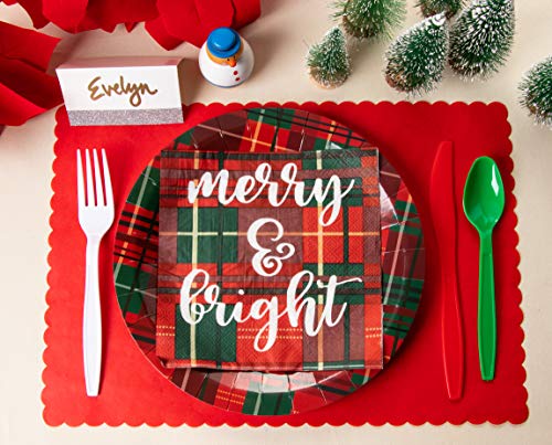 1 Plastic+Silverware+Set+Christmas+Disposable