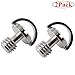 RAYSUN 2 Pack Camera 3/8 Inch D Shaft D-ring Screw Adapter for Camera Tripod QRS Quick Release Plate - Camera Quick Release Screw