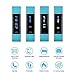 Coch Fitness Tracker, IP67 Waterproof Activity Tracker Watch,Sleep Monitor,Smart Fitness Band,Bluetooth Step Counter Kids Women Men（Orange