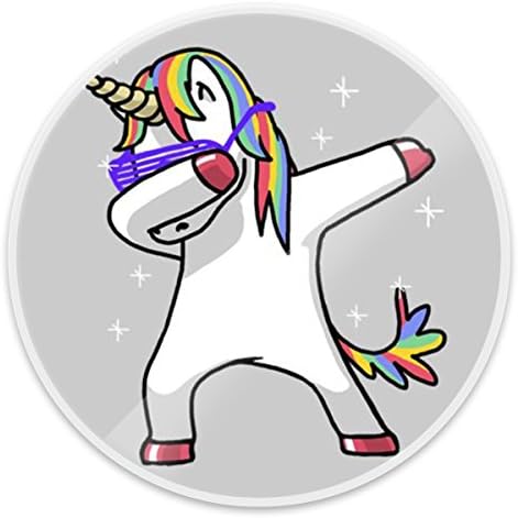 Awesome Mounts and Stands,Expanding Stand Grip Pop Mount Socket for Smartphones, iPhone and Tablets - Unicorn Hip Hop Funny Magic White
