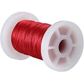 BNTECHGO 30 AWG Magnet Wire 2 oz Red Enameled Copper Wire 0.0098"(0.25mm) | 30 Gauge Enameled Copper Coil Wire Widely Used For Transformers, Inductors, Speakers, Electromagnets, Educational Experiments