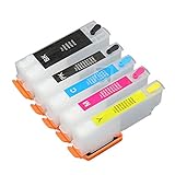 UniPrint 5PCS T2730 273 273XL Refillable Ink Cartridge for epson xp-820 XP-600 XP-605 XP-700 XP-800 XP520 XP620 XP625 with arc chip