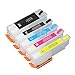 UniPrint 5PCS T2730 273 273XL Refillable Ink Cartridge for epson xp-820 XP-600 XP-605 XP-700 XP-800 XP520 XP620 XP625 with arc chip