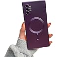 Doowear Galaxy Note 10+Plus Case Magnetic [Support Magsafe Charger] Wireless Anti-Scratch Shockproof Full Camera Protection Slim Silicon Phone Cover Case for Samsung Galaxy Note 10 Plus 6.8"-Purple