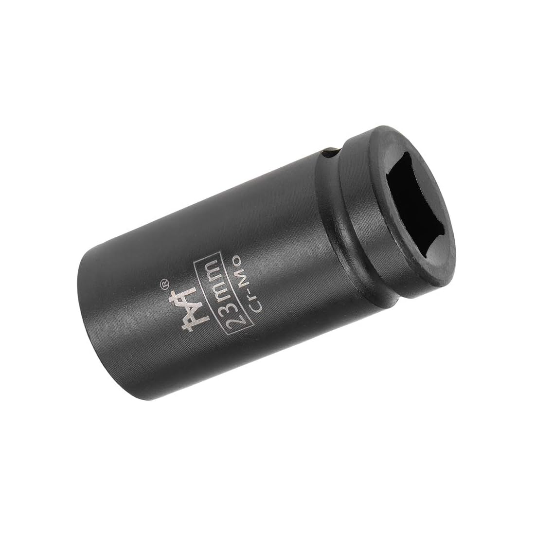 Unifizz 3/4 Inch Drive - 23mm Deep Impact Socket with 6 Point Design, Heat-Treated Cr-V Steel 78mm Length, Metric Sizes