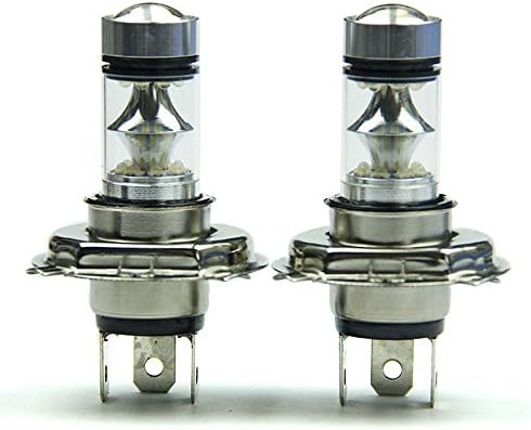 LED Bulbs(2pcs) for Headlights Fog Light Lamp &amp; 100W High Power and 7000-8000K Bright White and 1000 Lumens——H4