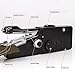 Portable Sewing Machine, Small Mini Hand Held Electric Stiching Sew Machine, Handy Handheld Travel Black Easy Sewing Machine, Home Kids Stitch black Electronic Sewing Machines