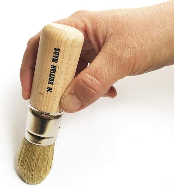 Stencil Brush Large Size 1628 mm Dome Topped Pure Bristle Great for