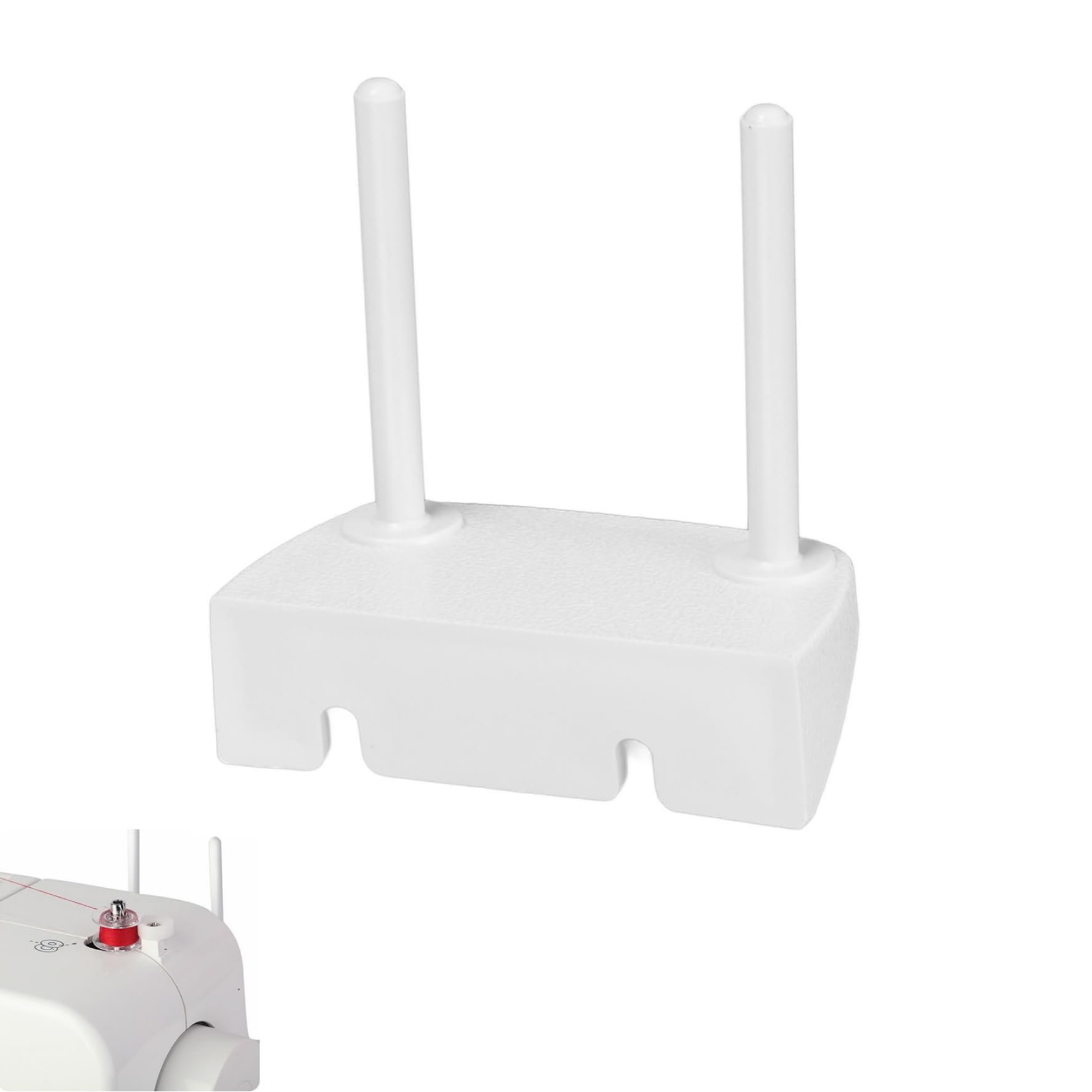 Embroidery 2 Spool Pin with Base Thread Stand Embroidery Machines Parts Replacement for Singer 1304 for 1408 Prelude for 1408 Promise for 1409 Promise 1512