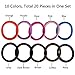 Thick Hair Ties, BETITETO 20 Pieces Seamless Ponytail Holders Scrunchies Women Cotton Stretch Hair Elastics for Thick Heavy or Curly Hair (Multicolor)