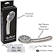High Pressure RV Shower Head - 3 Inch Removable Hand Held Showerhead With Hi Water Spray For Handheld Camper Heads - Brushed Nickel