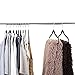10 pc Premium Quality Black Velvet Hangers - Space Saving Thin Profile, Non-slip Padded with Notched Shoulders for Dresses and Blouses – Strong Enough for Coats and Pants - Satisfaction Guaranteed