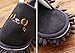 Frjjthchy Warm Microfiber Slippers Floor Dust Dirt Hair Mop Slippers Shoes Anti-slip Moccasin Bedroom Home (Dark gray)