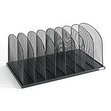 Safco Products Onyx Mesh 8 Sort Vertical Desktop