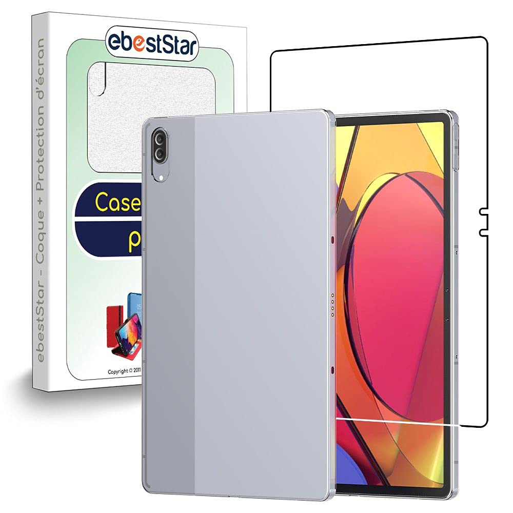 ebestStar - for Lenovo Tab P11 Pro Case, Silicone Cover, Premium Protection, Ultra Clear Transparent, Transparent + Glass Screen Protector