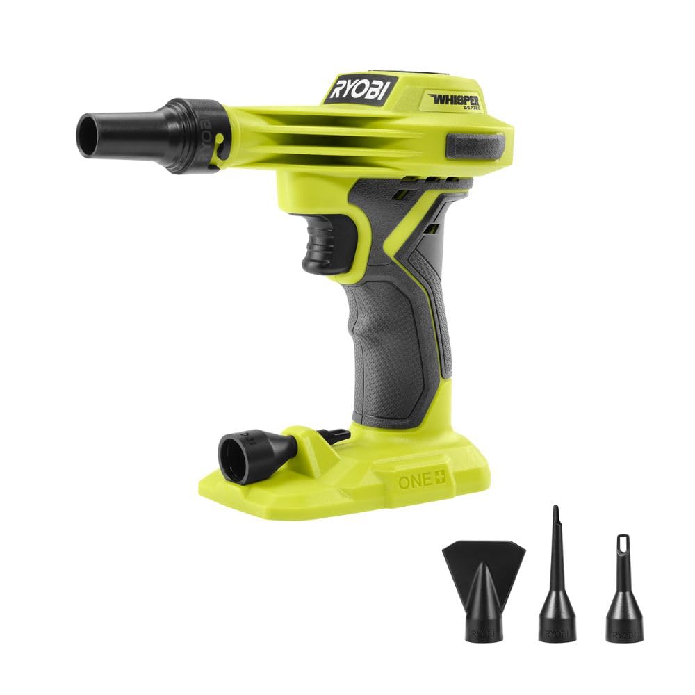 Photo 1 of ***(MISSING PARTS/ SEE NOTES)***RYOBI PCL016B ONE+ Whisper Series 18V Cordless High Volume Inflator for air mattress