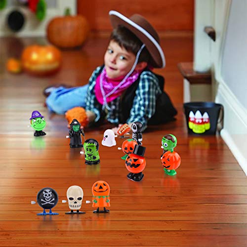 Jionchery 18 Pack Halloween Wind Up Toys, VIRIITA Assorted Clockwork Toys Assortment Goody Bag Filler Supply for Party Favors for Kids