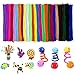 Acerich 500 Pcs Pipe Cleaners Colored Chenille Stems for DIY Art Crafts (6 mm x 12 Inch)