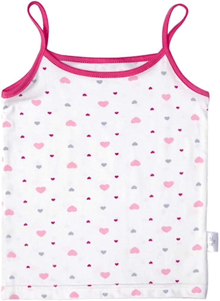 GLEAMING GRAIN Toddler Undershirts Kids Tank Tops/Tagless Cami Super Soft Breathable Combed Cotton for Toddler Kids: Clothing