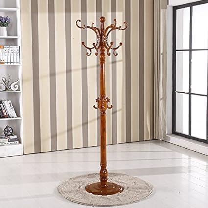 Amazon Com Wood Coat Rack Floor Continental American