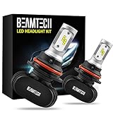BEAMTECH 9007 LED Headlight Bulb, 50W 6500K 8000Lumens Extremely Brigh CSP Chips Conversion Kit