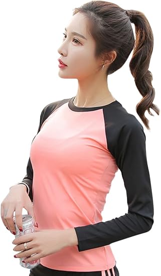 Amazon Co Jp Plus Nao プラスナオ 単品 長袖tシャツ カットソー ロンt レディース トップス フィットネスウェア スポーツウェア トレーニングウェア ヨ 服 ファッション小物