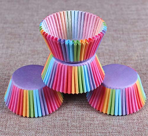 TMROW Baking Cups- Disposable Cupcake Liners Muffin Paper Cups Pack of 100