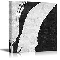 Canvas Wall Art Abstract Ink Painting Canvas Prints Home Artwork Decoration for Living Room,Bedroom - 12x12 inches
