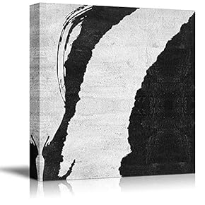 Canvas Wall Art Abstract Ink Painting Canvas Prints Home Artwork Decoration for Living Room,Bedroom - 12x12 inches
