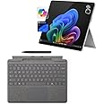 Microsoft Surface Pro 11 Bundle, 13" Copilot+ PC with Platinum Pro Keyboard & Slim Pen, Snapdragon X Plus, AI Tablet Essential Bundle, 16GB RAM, 512GB SSD, Win 11 Pro