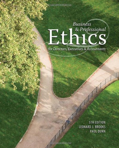 Business & Professional Ethics for Directors,...