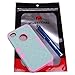 Majesticase® iPhone 4/4S Case - 3 Layers Diamante Bling Crystals Full Body Hybrid Armor Protection Cover + FREE Stylus in Green/Pink