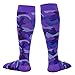 HOYISOX Compression Socks 20-30 mmHg for Men and Women, Running and Athletic Use, Recovery Fast (Purple, X-Large)