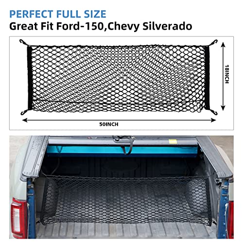 Truck Bed Cargo Net for Pickup Truck Bed Premium Truck Bed Net for