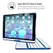 Snugg iPad Air Keyboard Case (2013-1st Generation) / iPad 9.7 Case with Keyboard, Wireless Bluetooth iPad Pro 9.7 inch Case with Keyboard Rotatable iPad Air Case with Keyboard - Blue