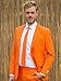 OppoSuits Solid Color Party Suits - Colorful Outfits for Prom, Weddings, Bachelor Parties - Comes With Blazer, Pants & Tie